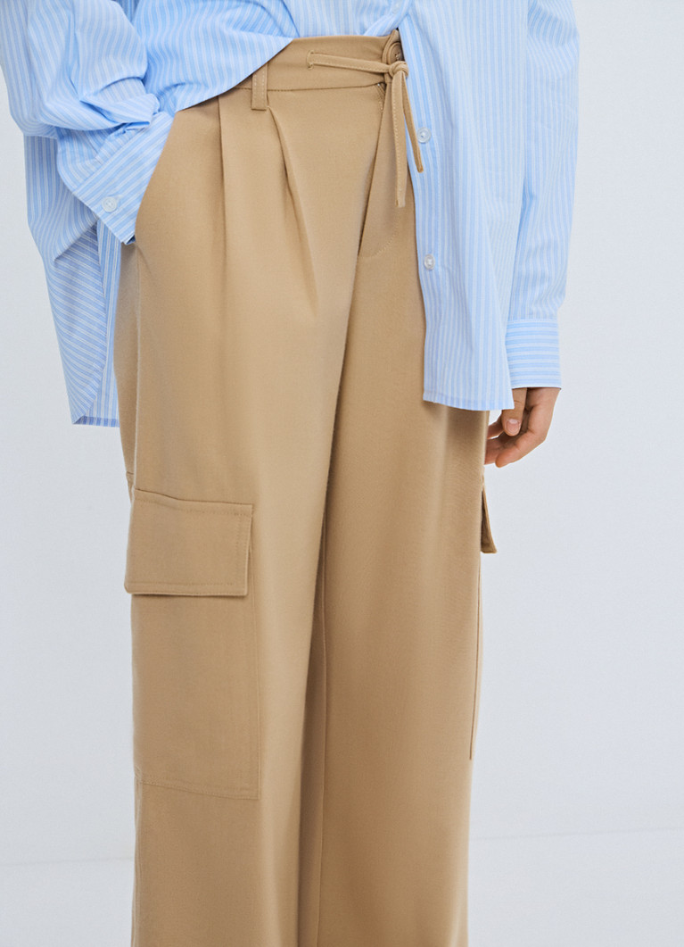 Unisex қалталы ауған шалбары Unisex қалталы ауған шалбары